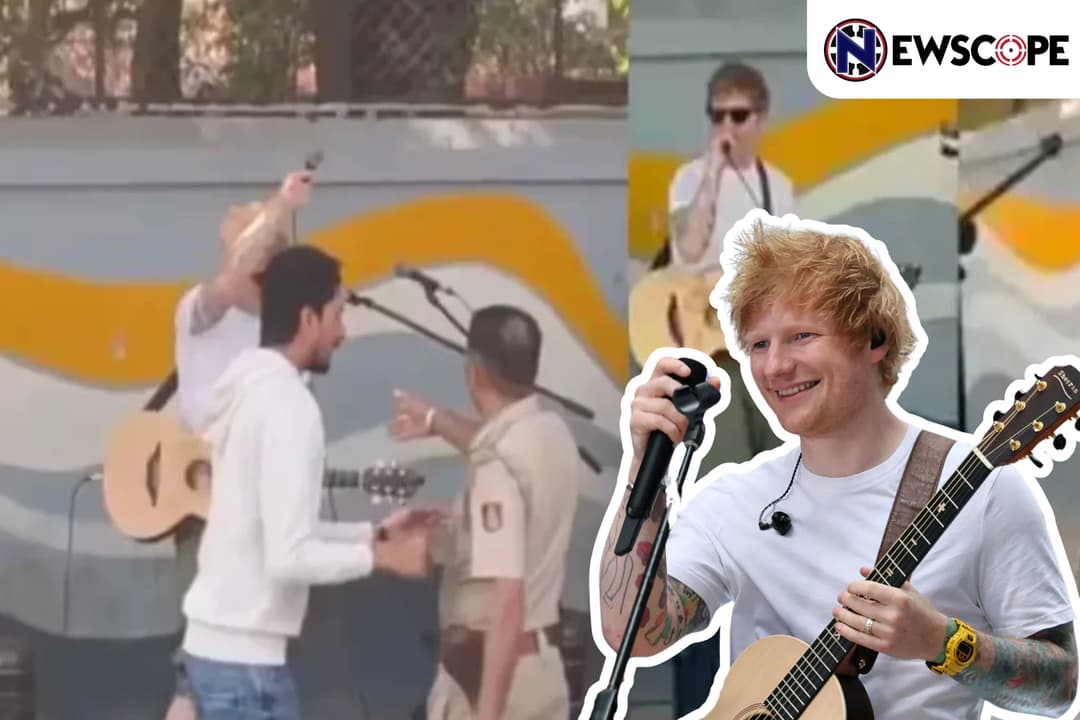 Artists' freedom vs Authority became a talking point in Bengaluru when British singer is halted for singing in the open